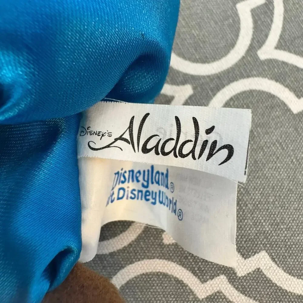 VTG Disney Aladdin Genie Bean Bag Plush Toy Stuffed Animal Collectable Gift Blue